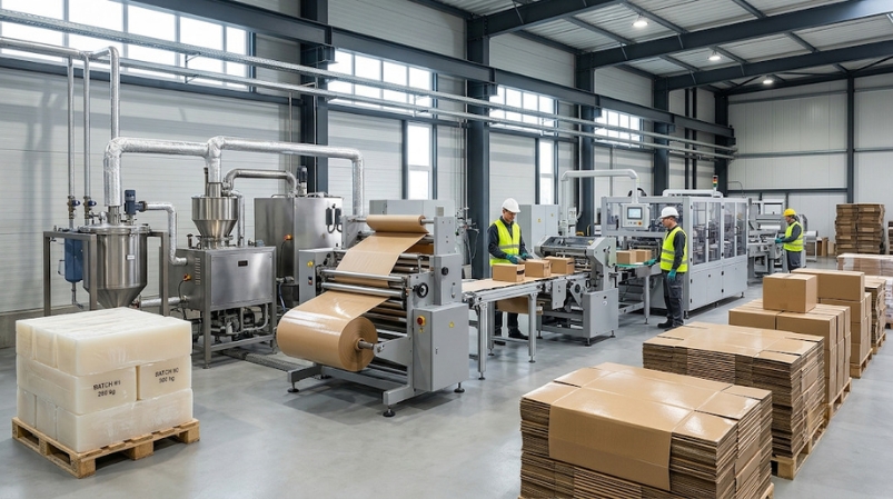 Paraffin Wax Uses in Packaging and Manufacturing | Golden Dyechem